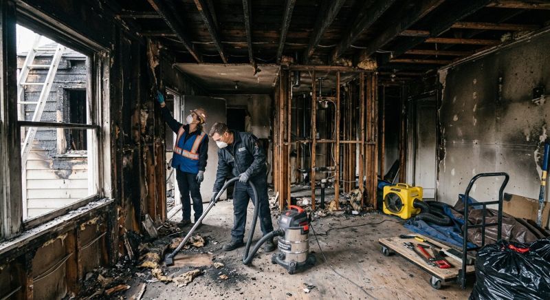 Fire Damage Repair in Gilbert, AZ